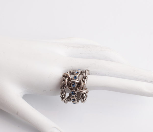 Triple Mireille crystal ring - Image 2