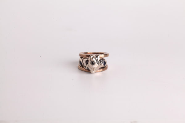 Gorgone II Stones Sterling Silver Bronze - Image 2