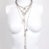 Mimi necklace  silver pink quartz - Image 2