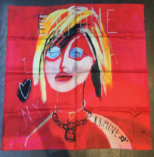 Scarf Red Ermine