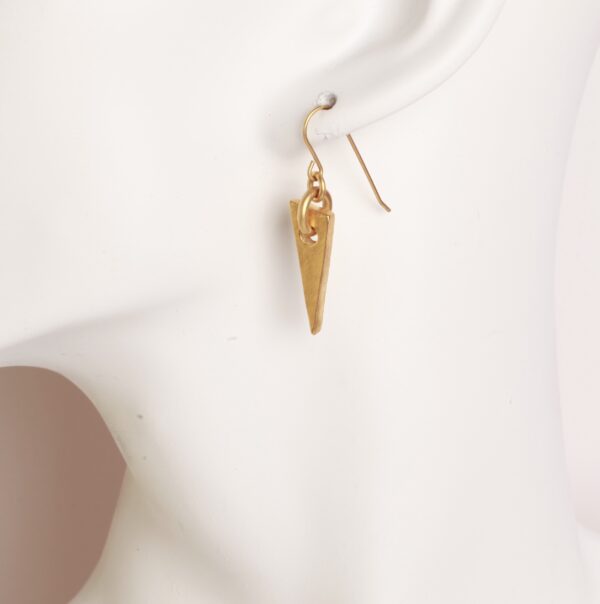 Triangle big earrings