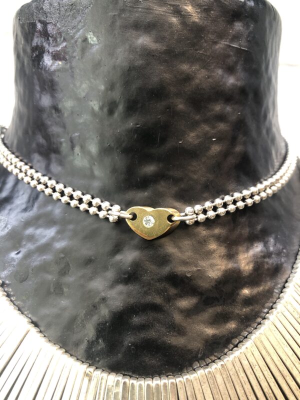 Micro cœur necklace