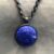 bronze/ blue glass stone